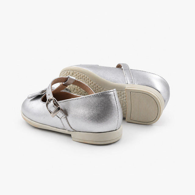 ZAPATO BALERINA PLATEADO - 5031