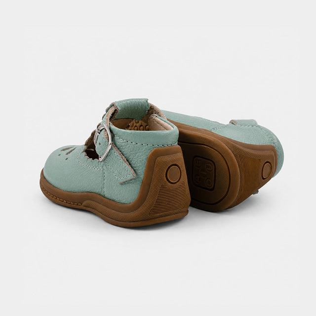 ZAPATO PIBE ÑA BETY ROUS VERDE CEMENTO
