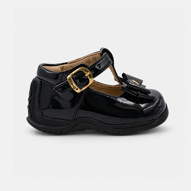 ZAPATO PIBE NIÑA CHAROL NEGRO - 2421-C