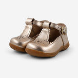 ZAPATO PIBE NIÑA DORADO - 2639