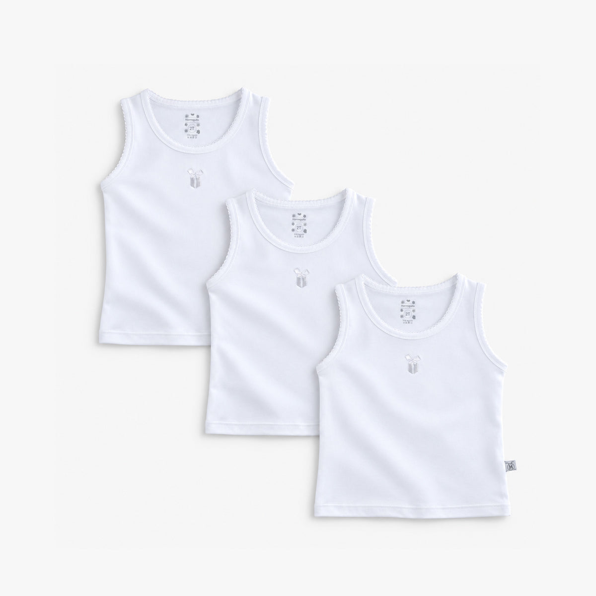 BVD NIÑA SET X 3  BLANCO