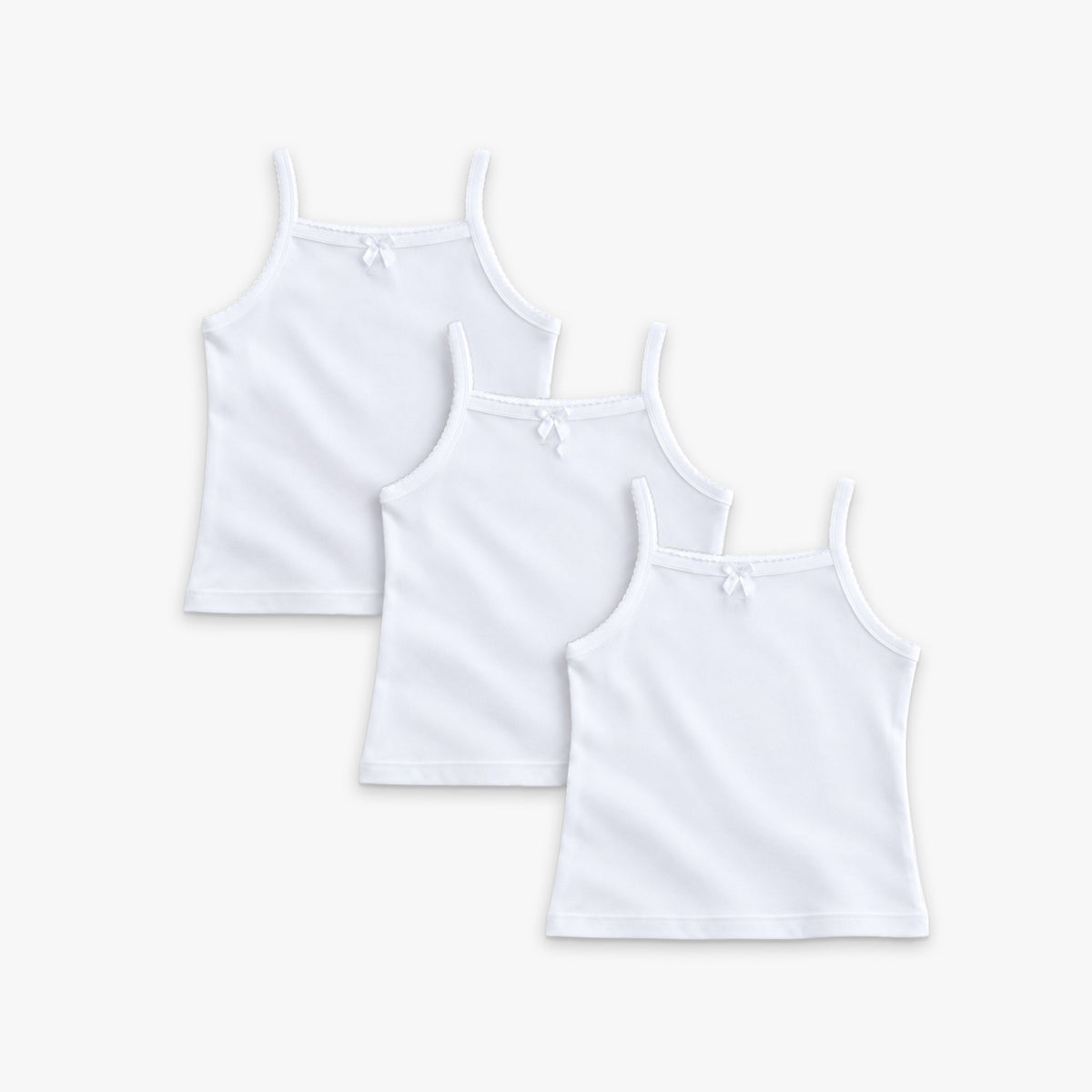 BVD TIRAS NIÑA SET X 3 BLANCO