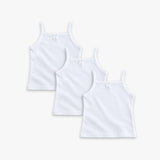 BVD TIRAS NIÑA SET X 3 BLANCO