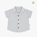CAMISA MC LINO RAYAS SELVA ANIMAL