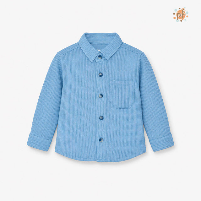 CAMISA ML WAFER GUILLE CELESTE