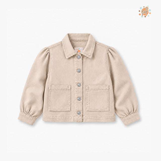 CASACA DENIM NICO BEIGE
