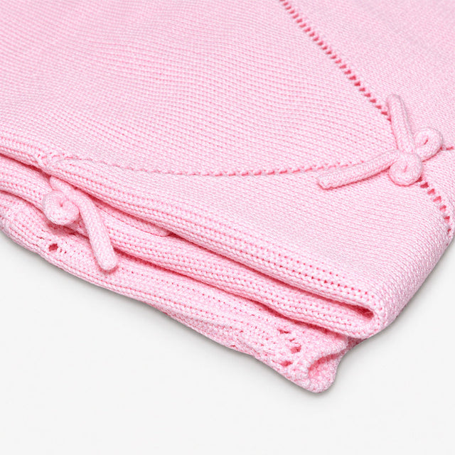 COLCHA DE HILO LACITO ROSADO