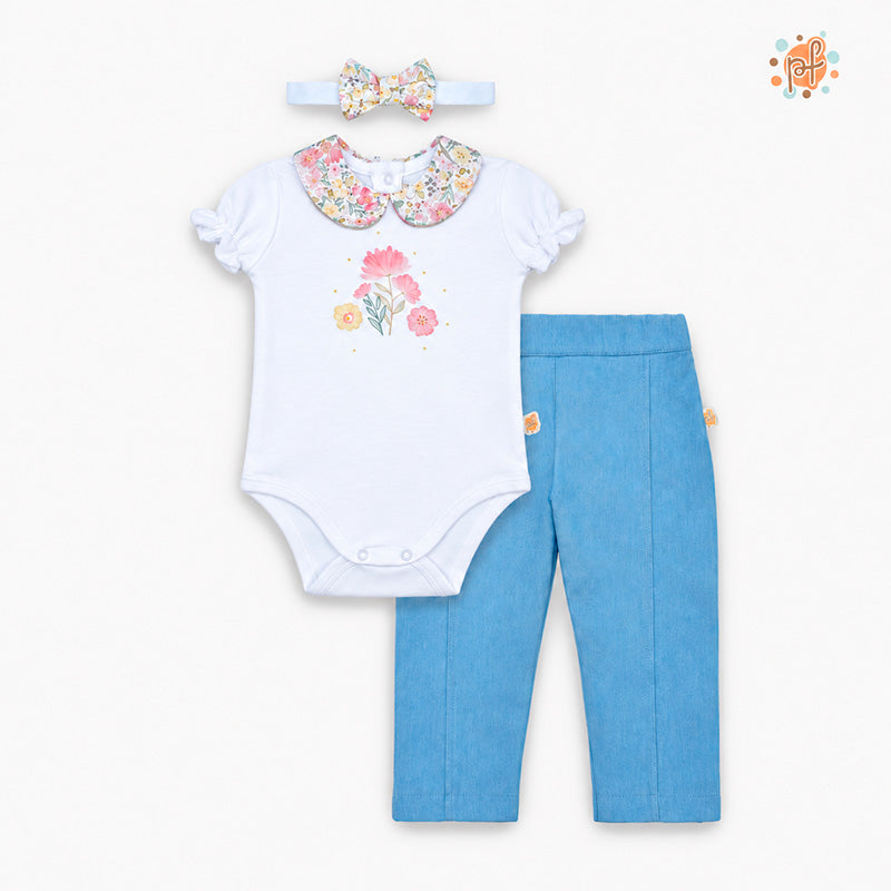 CONJUNTO BODY MC C/PANTALON AILANI BABY