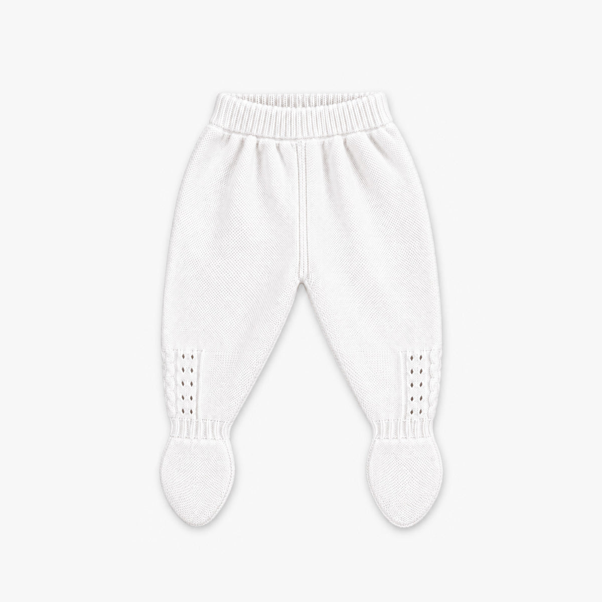 CONJUNTO TEJIDO CORAZON BLANCO
