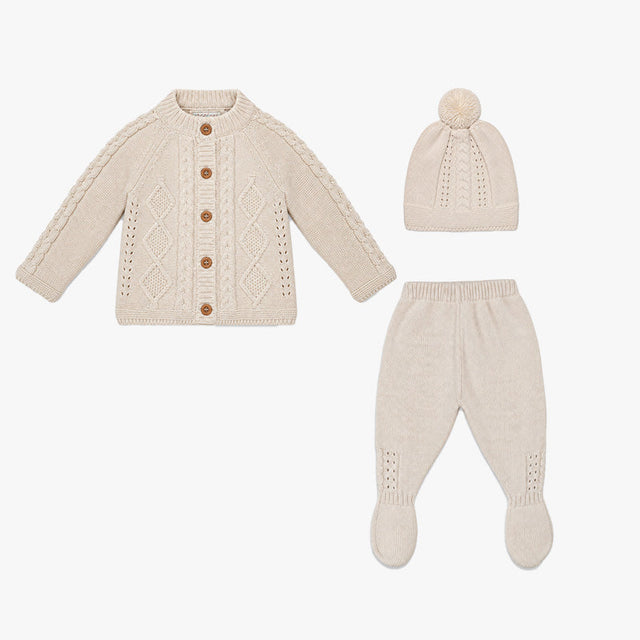 CONJUNTO ROMBO TEJIDO CRUDO