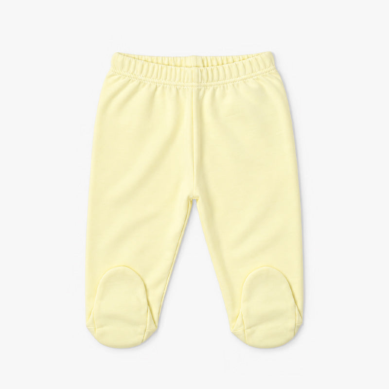 PANTALON con pie AMARILLO