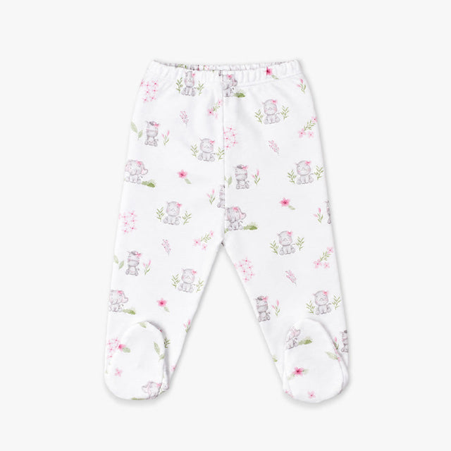 PANTALON con pie JUNGLE ROSE