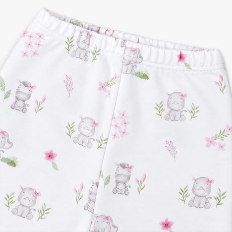 PANTALON con pie JUNGLE ROSE
