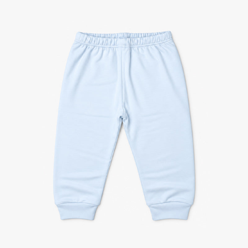 PANTALON con puño CELESTE
