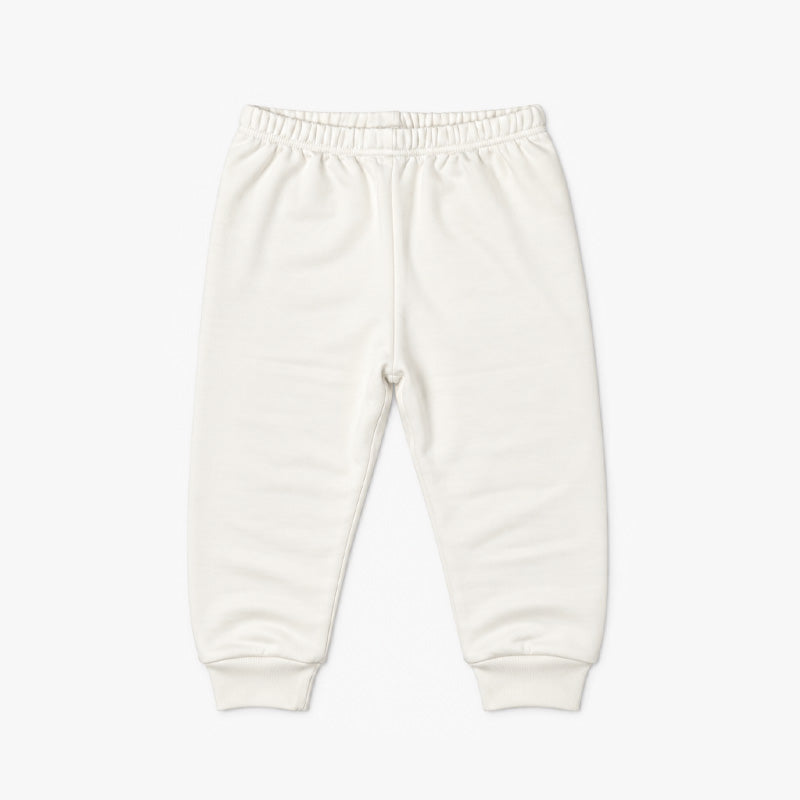 PANTALON con puño CREMA