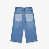 PANTALON CULOTTE DENIM STRECH YARIZA CELESTE