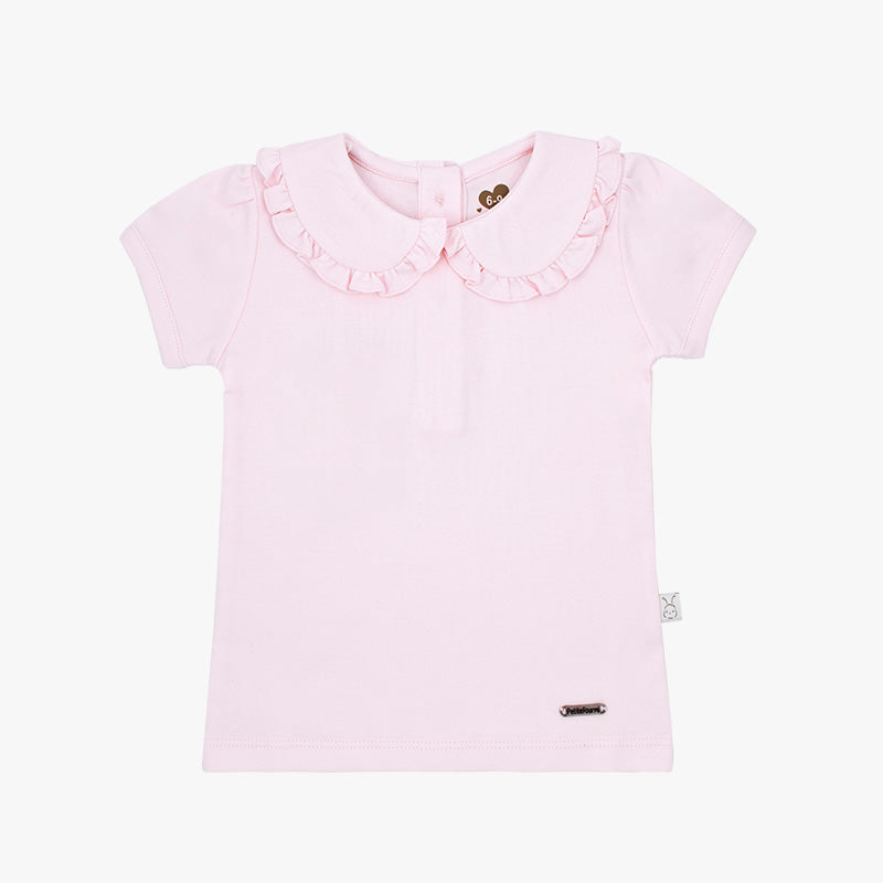 POLO CUELLO BEBE ROSADO