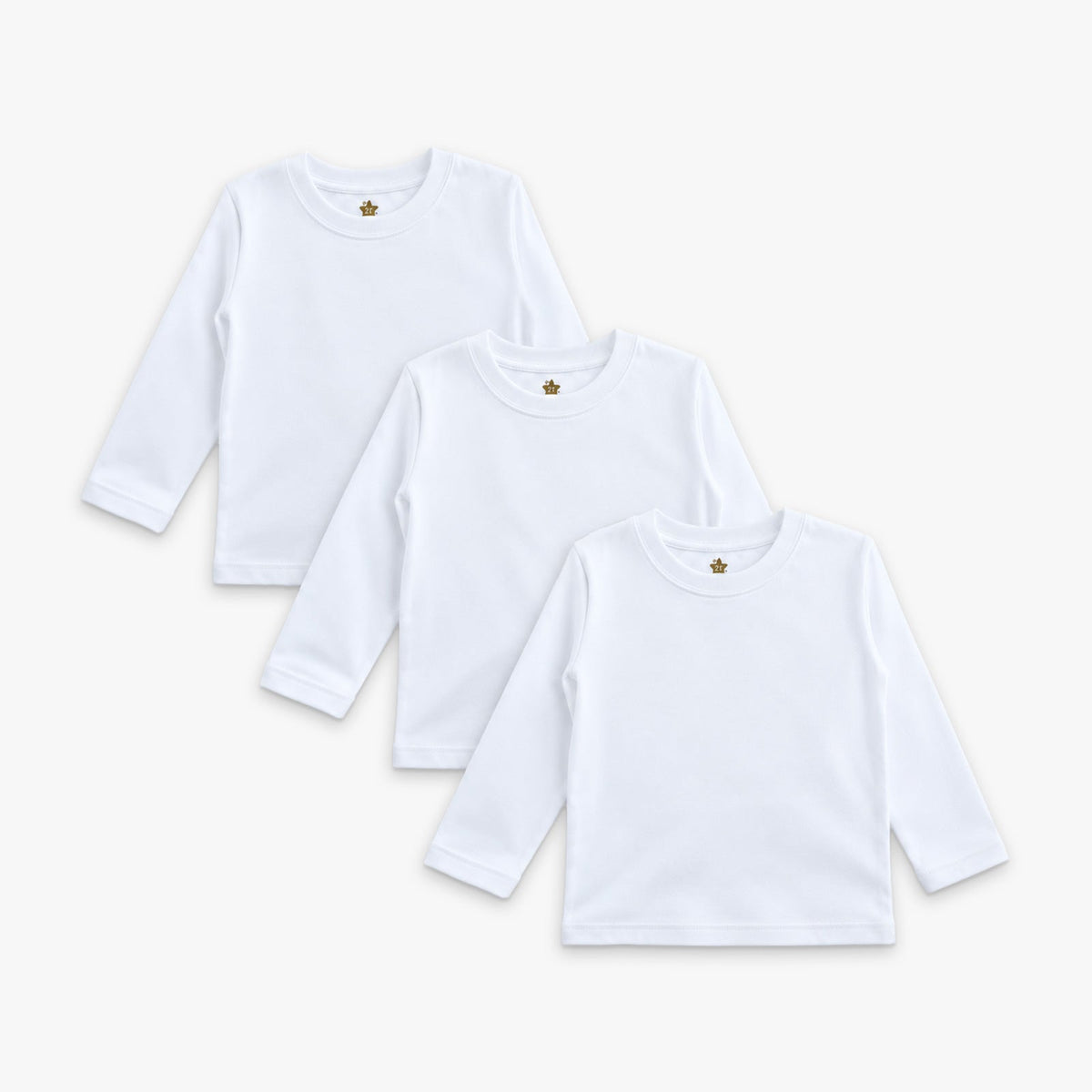 POLO ML SET X 3 BLANCO