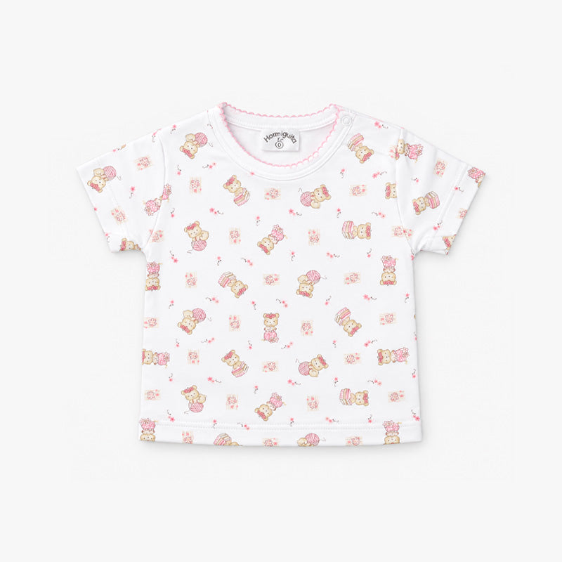 POLO MC SWEET BEAR ROSADO