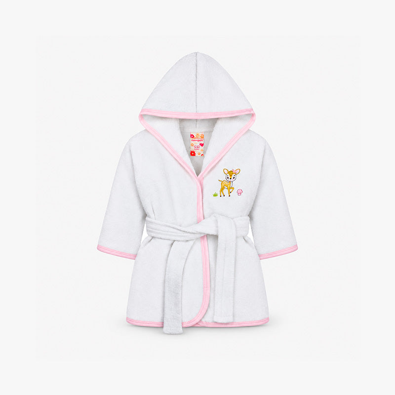 SALIDA DE BAÑO FILO VICHY BAMBI ROSADO