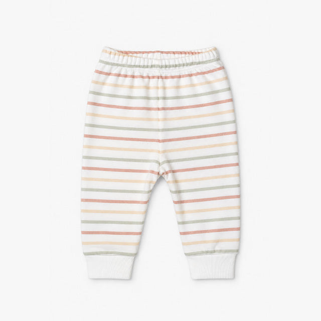 SET X2 PANTALONES con pie RAYAS TRANSPORTE