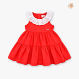 VESTIDO MANGA CERO BRISA ROJO