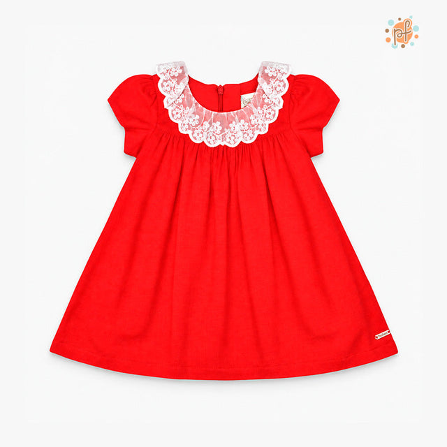 VESTIDO MC EVA BOBOS ROJO