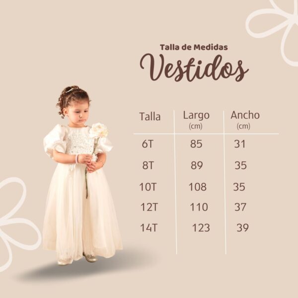 Vestido Crema Cira - Image 3