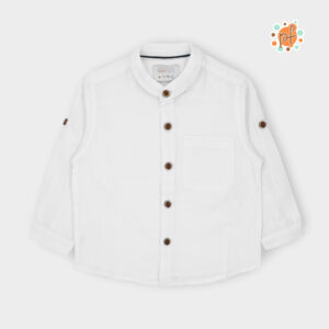 PF Camisa Manga Larga Lino Blanco Arturo
