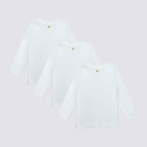 Set 3 piezas Algodón ML Unisex Blanco