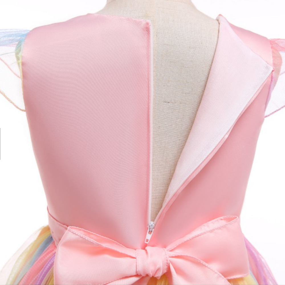 VESTIDO MANGA CORTA ROSADO ESTEL - Image 3