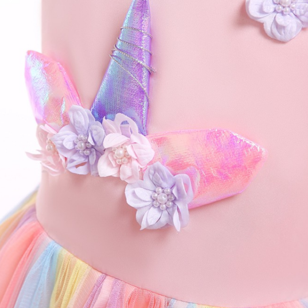 VESTIDO MANGA CORTA ROSADO ESTEL - Image 2