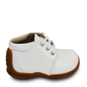 Zapato Primeros Pasos Blanco Charol 5001
