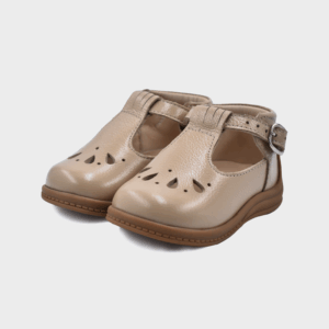 Zapato Pibe Niña Lagrimas Beige