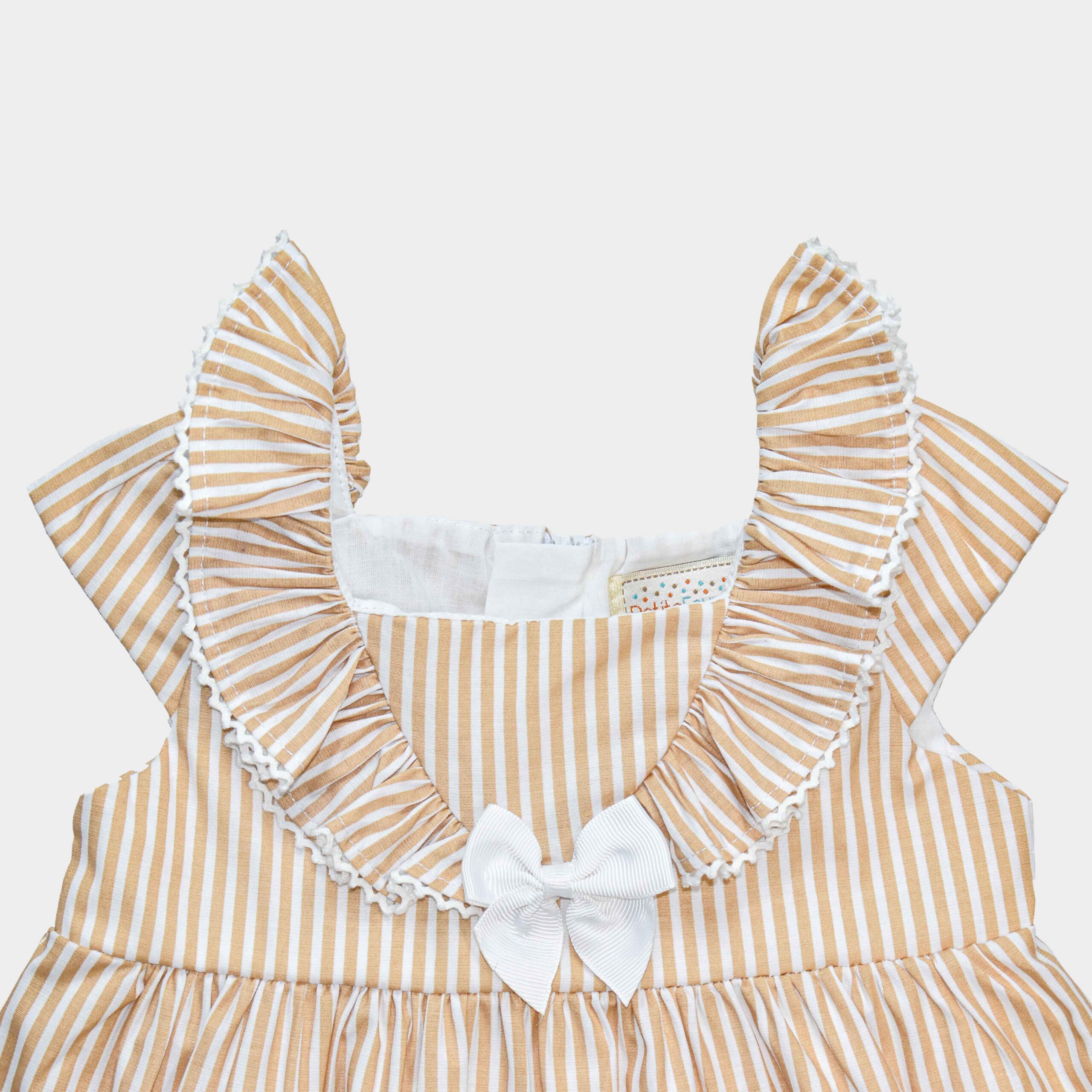 PF Vestido Listado Beige Melanie