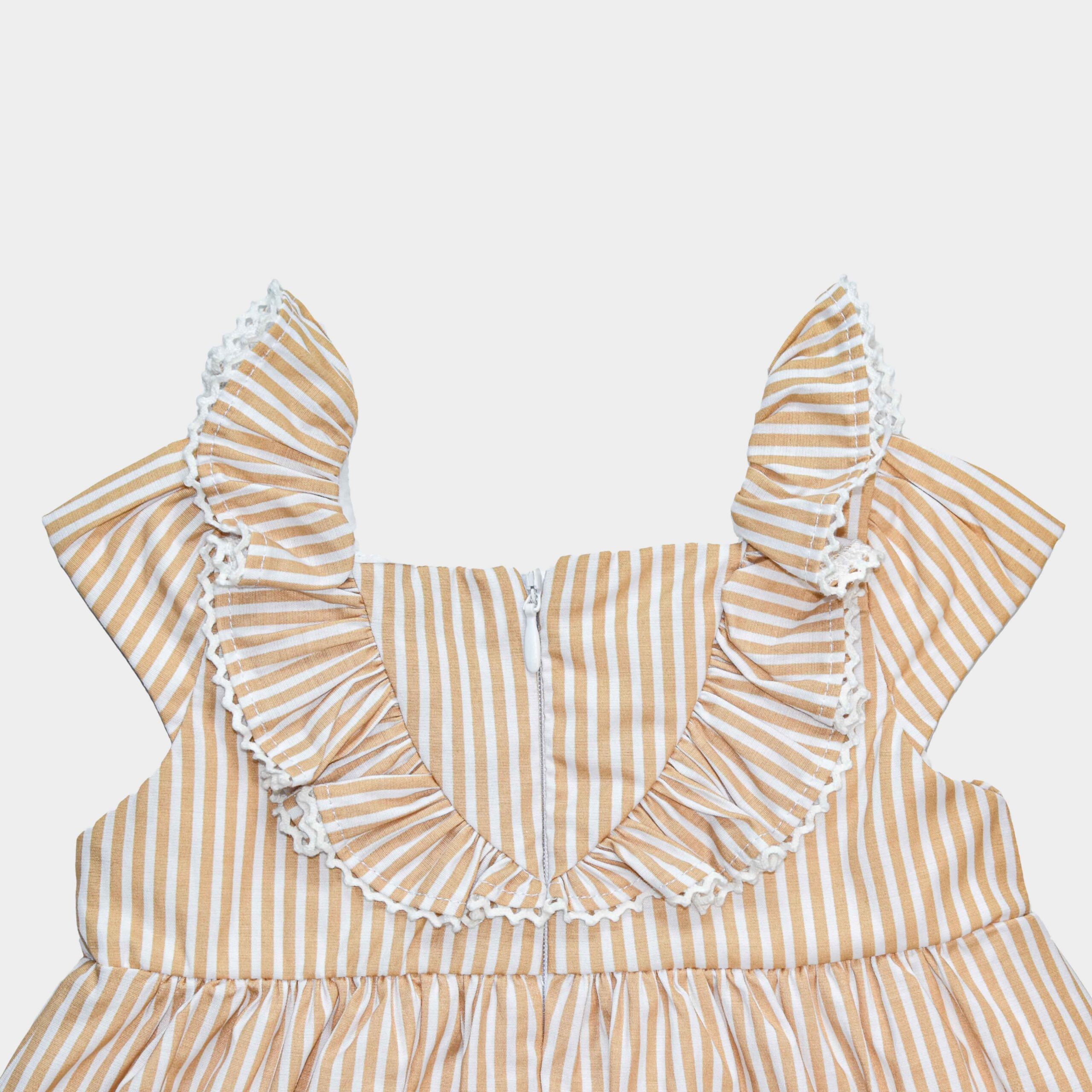 PF Vestido Listado Beige Melanie