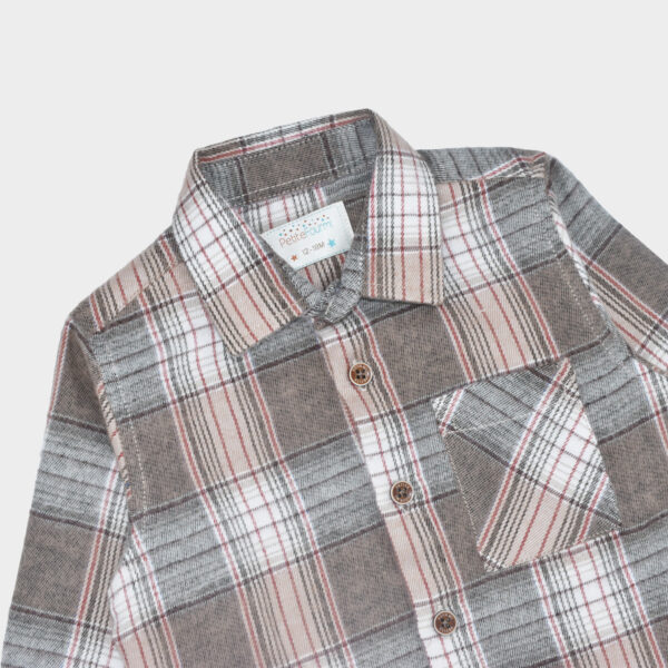 PF Camisa Manga Larga Villelon Renato Beige - Image 2