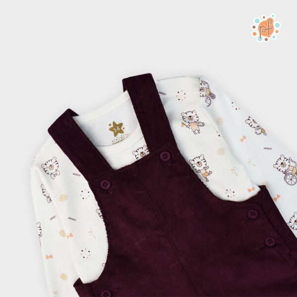 PF Conjunto Overol Jean Pier Guinda - Image 2