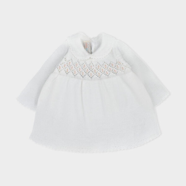 PF Vestido Tejido Blanco Pamela - Image 2