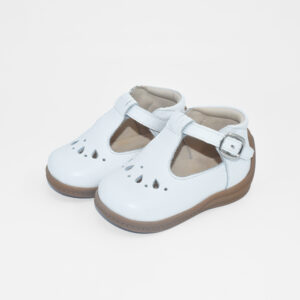 Zapato Pibe Niña Blanco Lagrimas