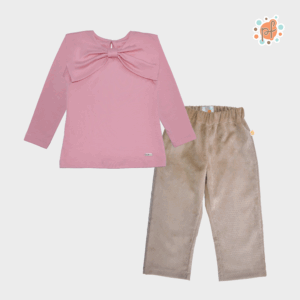 CONJUNTO CORDUROY DULCE MARRON