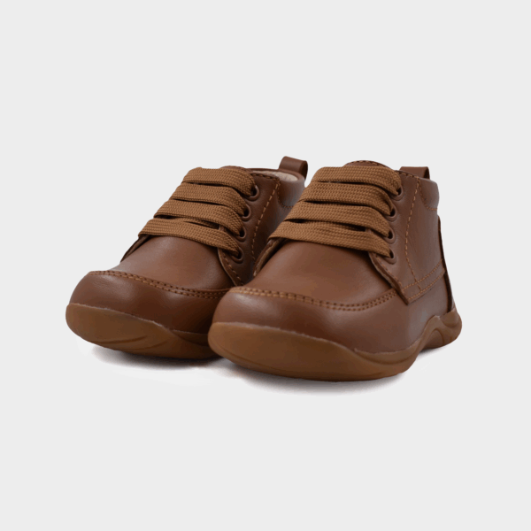zapato pibe marron