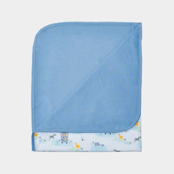 colcha azul para bebe