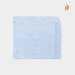 PF Colcha Hilo Celeste Trenzas