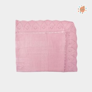 PF Colcha Hilo Palo Rosa Trenzas