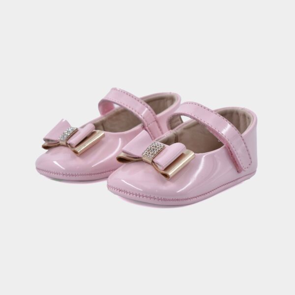 zapato badana rosado para bebe niña