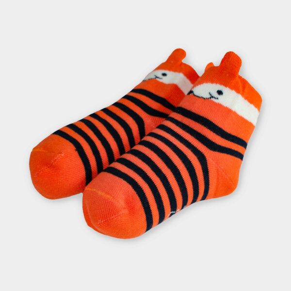 Media Felpa Naranja Rayas Zorrito - Image 2
