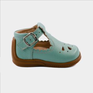 Zapato Pibe Verde Cemento Bety Rous