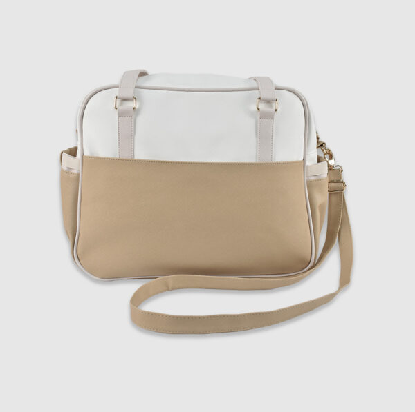 BOLSO PAÑALERA ESPIGA BEIGE