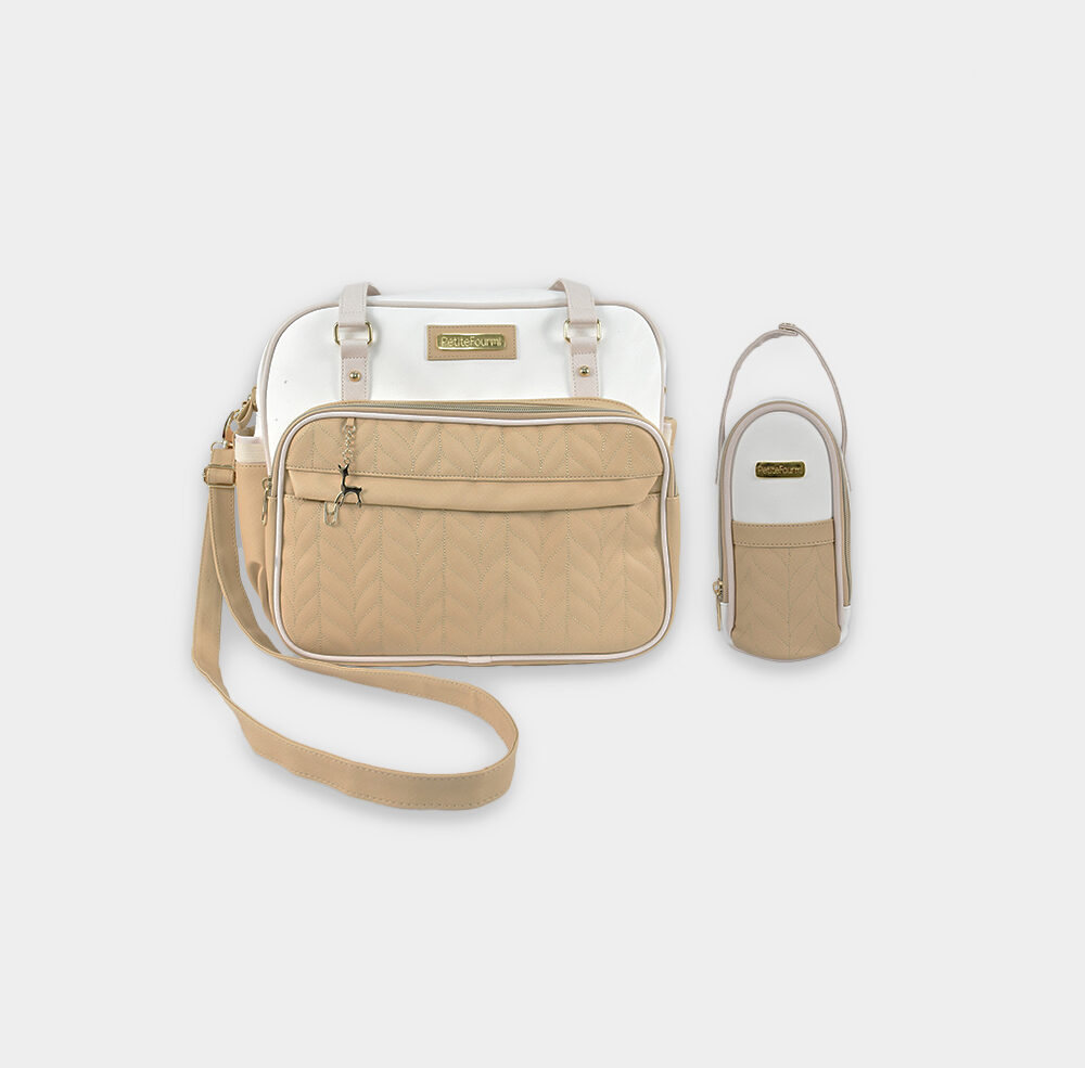 BOLSO PAÑALERA BEIGE ESPIGA - Image 2